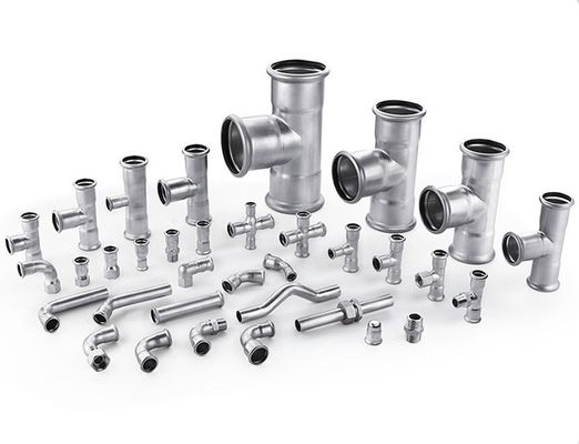 ποιότητας  SS304 316L Reducing Coupling Stainless Steel Pipe Connector Press Fittings εργοστάσιο